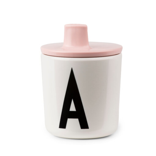 Buchstaben Becher Trinkaufsatz pink - Image 2