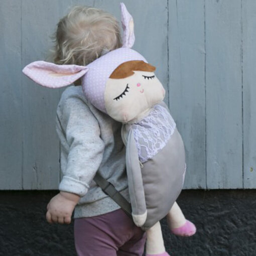 Hasenmädchen Rucksack grau B-Ware - Image 3