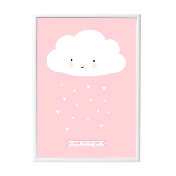 Poster Cloud pink