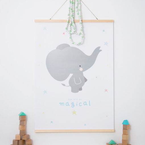 Poster Elefant grau - Image 2