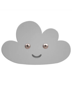Wandhaken Wolke grau
