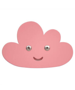 Wandhaken Wolke rosa