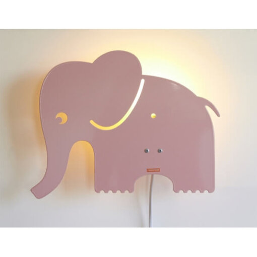 Wandlampe Elefant, rosa - Image 2