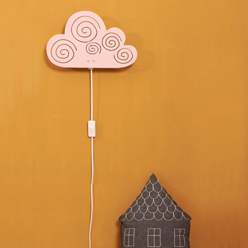 Wandlampe Wolke, rosa - Image 2