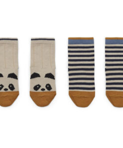 Liewood - Socken Panda + Streifen 2er Set
