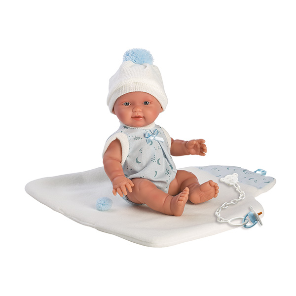 Llorens - Babypuppe Bebito blau, 26 cm