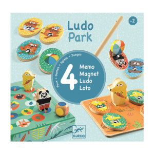 Djeco - LudoPark - 4 Spiele Set