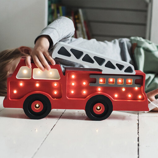 Little Lights - Lampe aus Holz Feuerwehr - Image 2