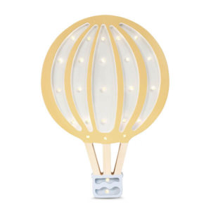 Little Lights - Lampe aus Holz Heißluftballon, verschieden Farben