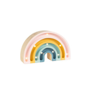 Little Lights - Lampe aus Holz Mini Regenbogen Retro