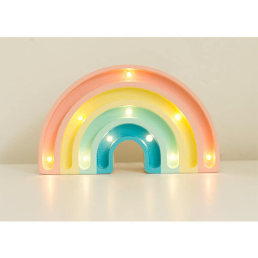 Little Lights - Lampe aus Holz Mini Regenbogen Pastell - Image 2