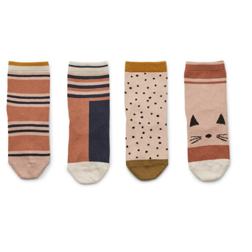Liewood - Socken rosa mix, 4er Set