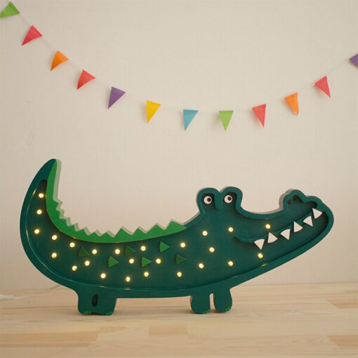 Little Lights - Lampe aus Holz Krokodil - Image 2