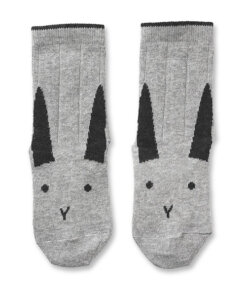 Liewood - Socken Hase grau 2er Set