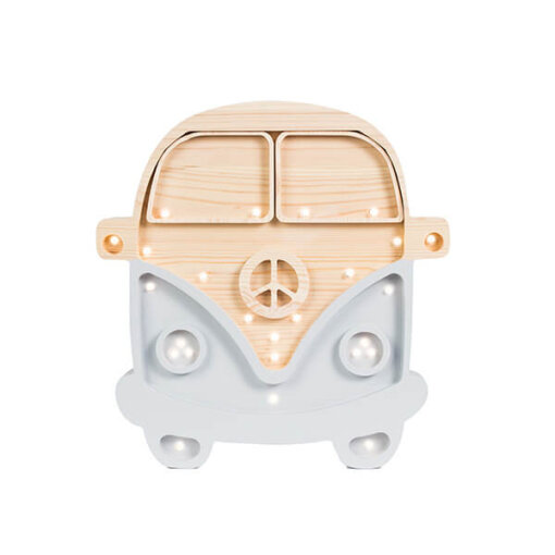 Little Lights - Lampe aus Holz Van grau