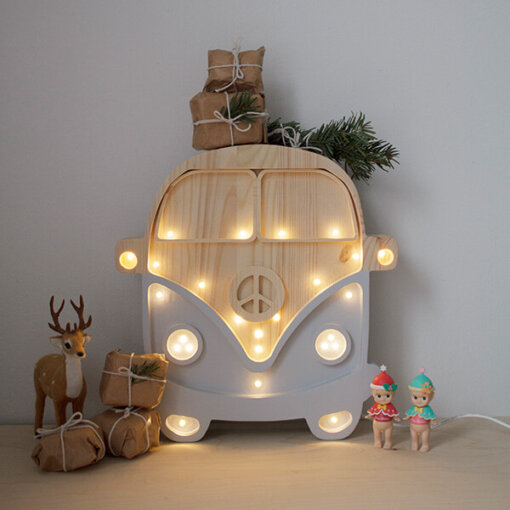 Little Lights - Lampe aus Holz Van grau - Image 2