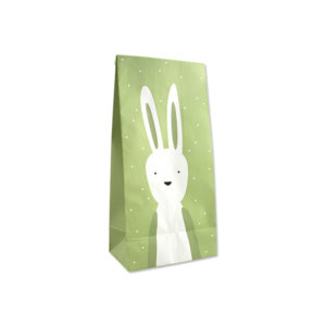 Ava&Yves- 6er Set Papiergeschenktüte Hase, grün