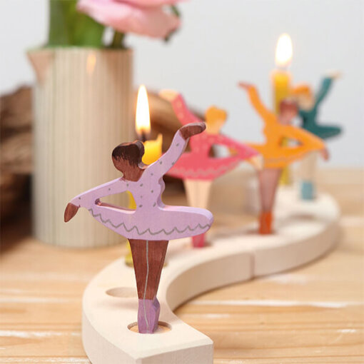 Grimm’s – Geburtstagsring Steckfigur Ballerina Fliederduft - Image 2
