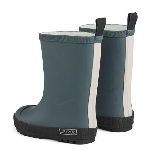 Liewood - Mason Thermo-Gummistiefel aus Naturkautschuk blau-schwarz - Image 2